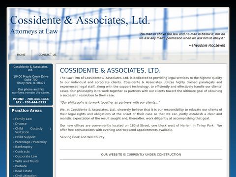 Legal Services | Cossidente and Salus Ltd | Tinley Park, IL 60477