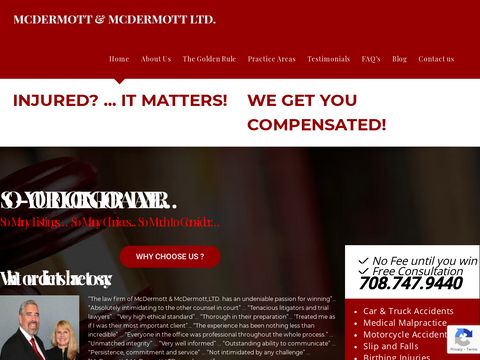 Legal Services | Mcdermott and Mcdermott Ltd | Matteson, IL 60443