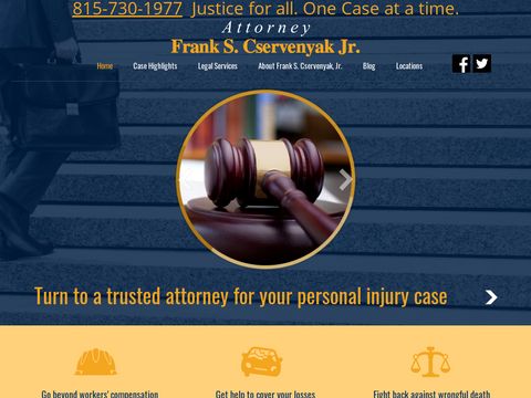 Legal Services | Attorney Frank S. Cservenyak Jr. | Joliet, IL 60431